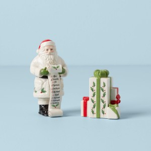 Holiday Santa's List Salt & Pepper Set