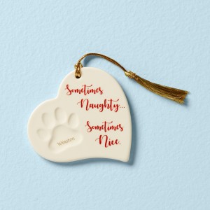 Paw Print Ornament